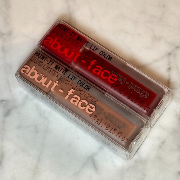 about-face Paint-It Matte Lip Color Set | Fireside & Slumber | NEW MAKEUP - Picture 1 of 5